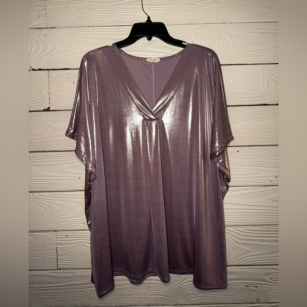 Shimmering Purple Women's Blouse